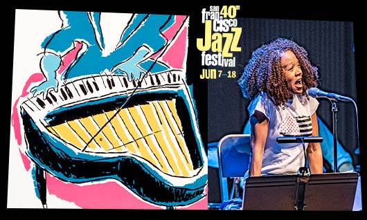 Paula West performing on stage at SFJAZZ